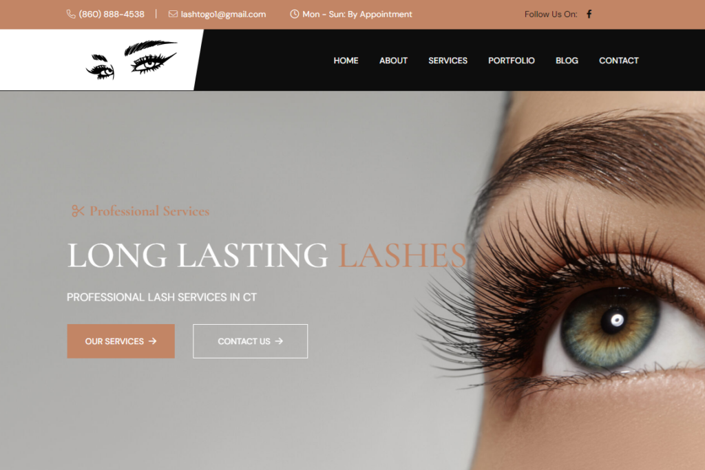 Portfolio Lago to Go Upscale Eyelash Studio in East Hartford CT